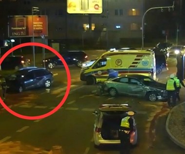 Wjechała na czerwonym świetle w renault. Prawo jazdy stracił "poszkodowany"