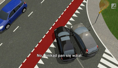 Wjechała w auto na sąsiednim pasie. Nie rozumie swojej winy?