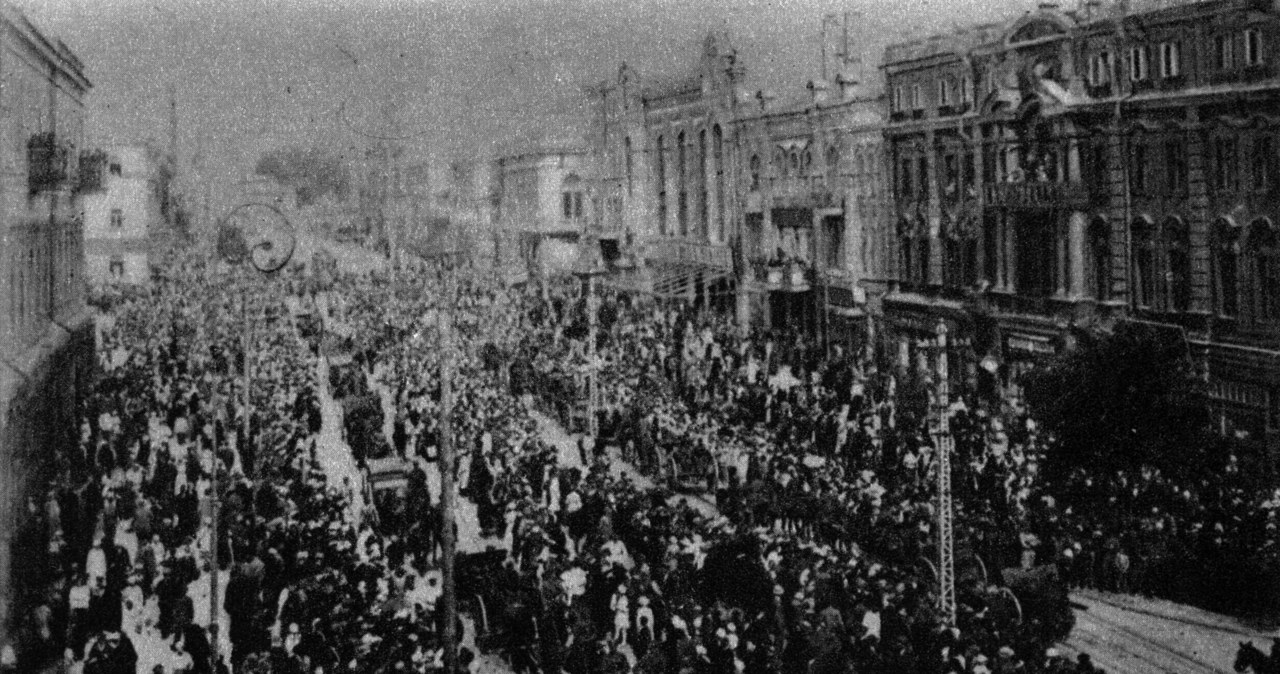 Wkroczenie wojsk polskich do Kijowa, 09 V 1920 rok /Piotr Mecik /Agencja FORUM