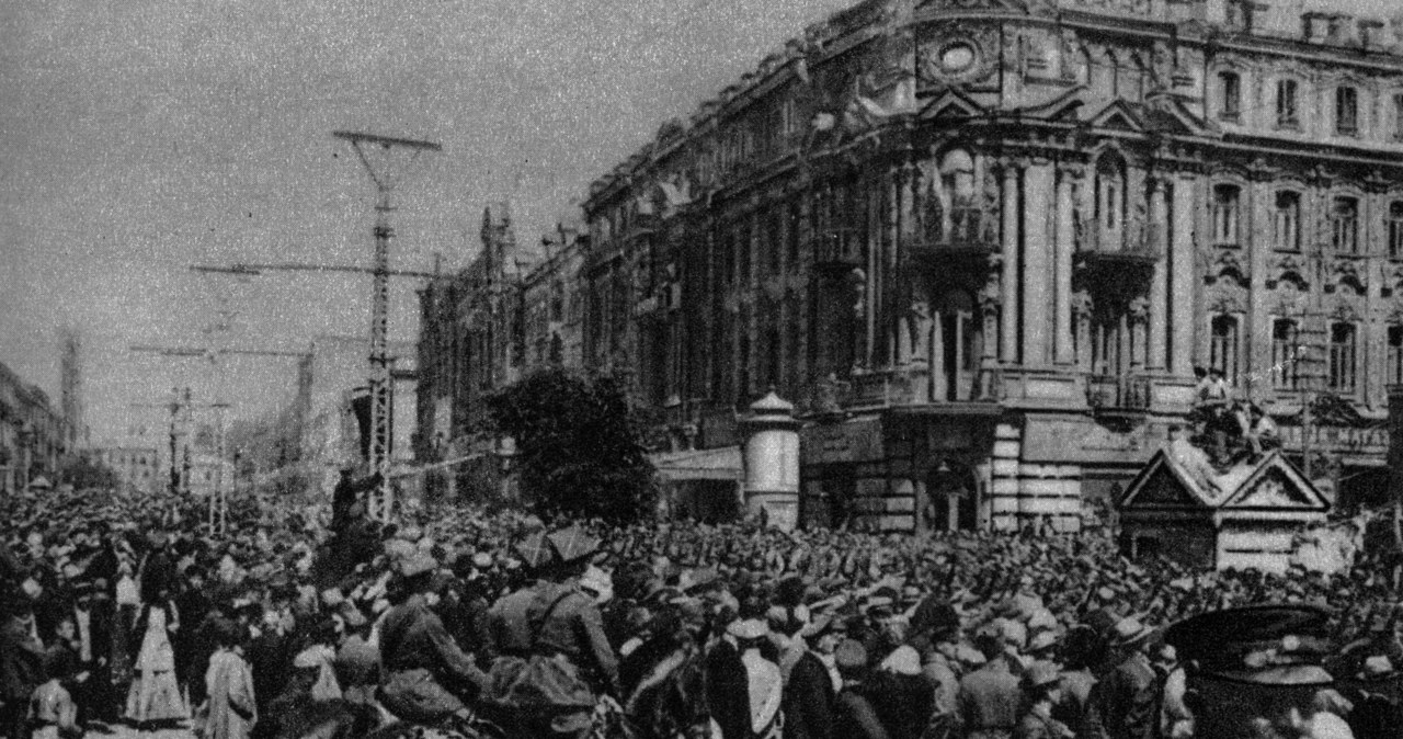 Wkroczenie wojsk polskich do Kijowa, 09 V 1920 rok /Piotr Mecik /Agencja FORUM