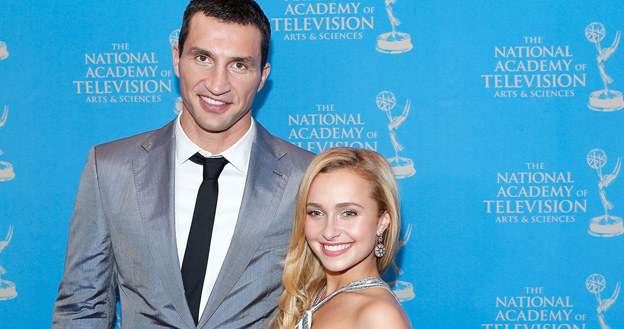 Władimir Kliczko i Hayden Panettiere /Jemal Countess /Getty Images