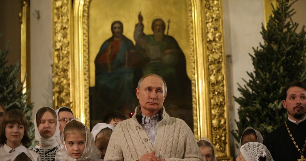 Władimir Putin do dziś nie zakazał działalności czczącej go sekty /Mikhail Svetlov / Contributor /Getty Images