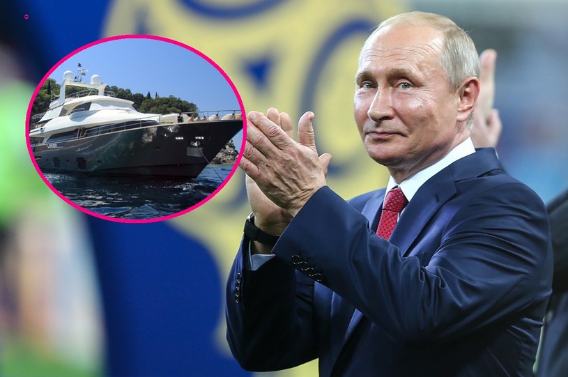 Władimir Putin fot. Foto Olimpik/REPORTER, Jacht fot. MAREK ZAJDLER/East News /Foto Olimpik/REPORTER /East News