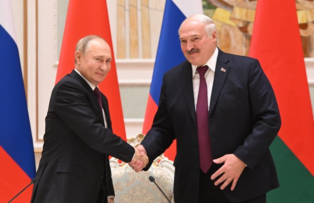 Władimir Putin i Alaksandr Łukaszenka /PAVEL BEDNYAKOV/SPUTNIK/KREMLIN POOL / POOL /PAP/EPA
