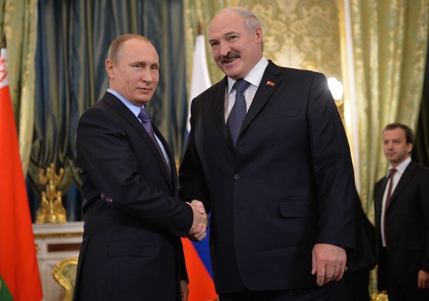 Władimir Putin i Aleksandr Łukaszenka /Alexei Druzhinin /PAP/EPA