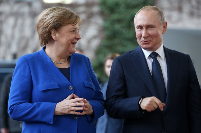 Władimir Putin i Angela Merkel w 2020 roku / Adam Berry / Stringer /Getty Images