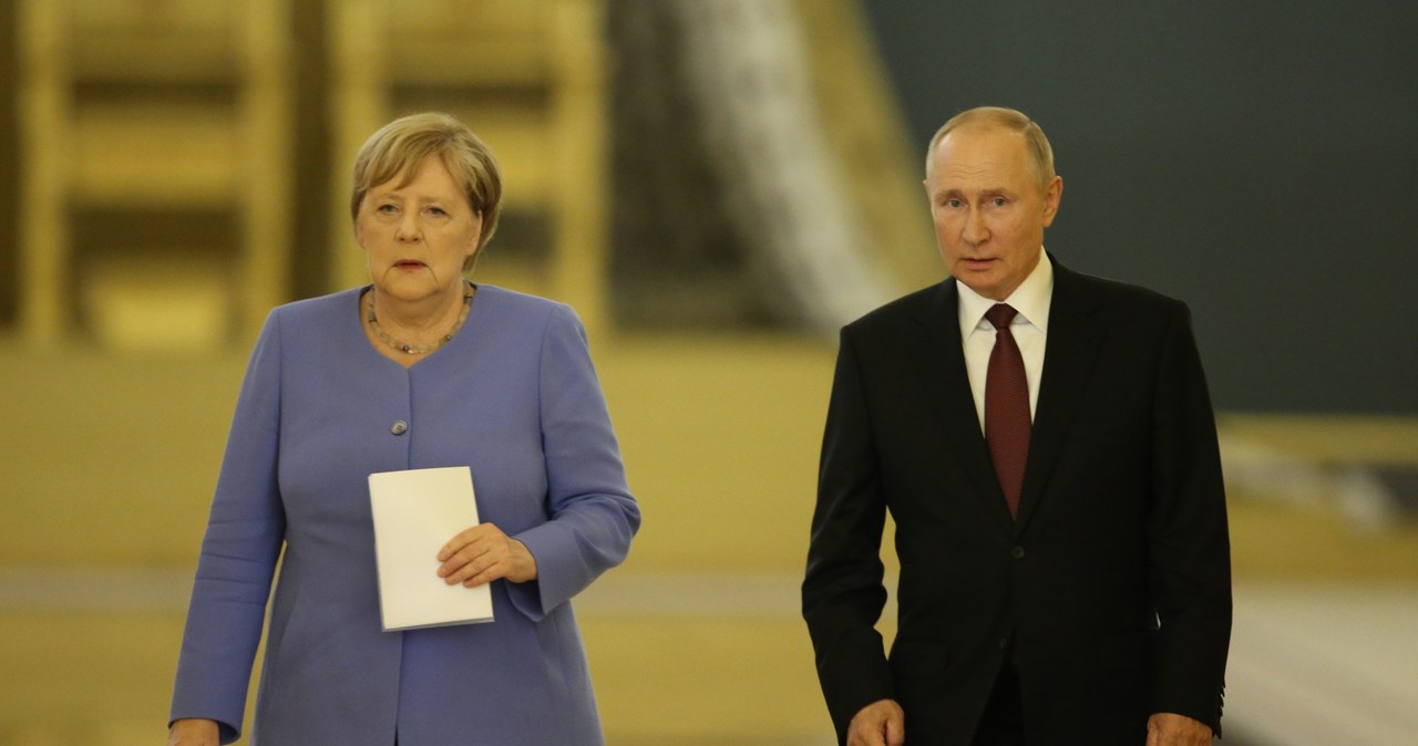 Władimir Putin i Angela Merkel w 2021 roku /Mikhail Svetlov / Contributor /Getty Images