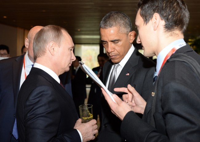 Władimir Putin i Barack Obama /RUSSIAN PRESIDENTIAL PRESS SERVICE /PAP/EPA
