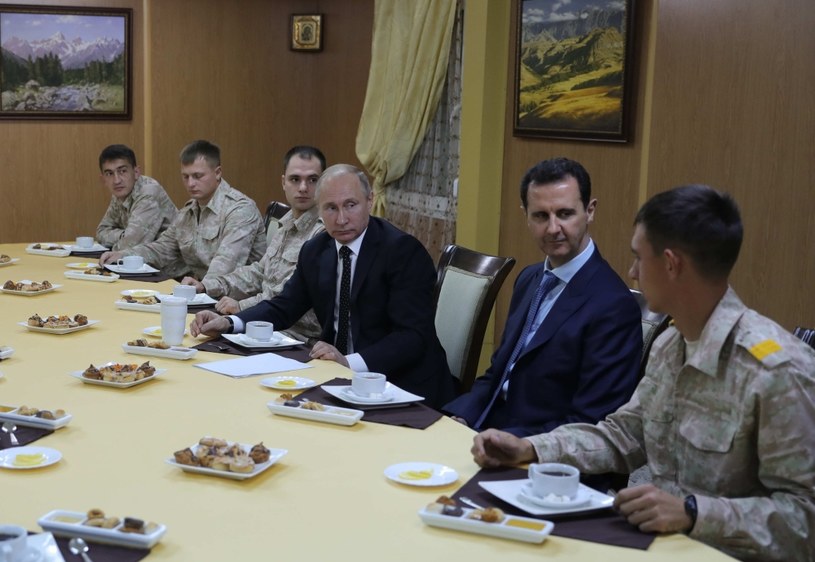 Władimir Putin i Baszar el-Asad /MICHAEL KLIMENTYEV / SPUTNIK /PAP/EPA