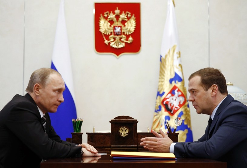 Władimir Putin i Dmitrij Miedwiediew /DMITRY ASTAKHOV / Sputnik / AFP /AFP
