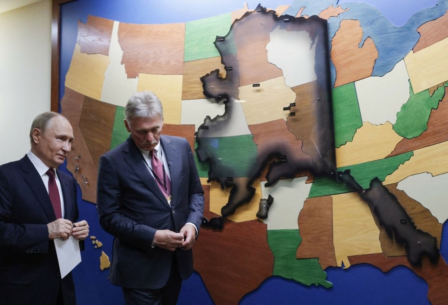 Władimir Putin i Dmitrij Putin na Alasce, podczas spotkania z Donaldem Trumpem. /GAVRIIL GRIGOROV/AFP/East News /East News