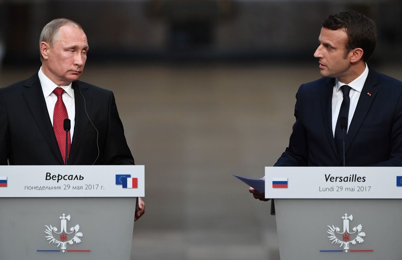 Władimir Putin i Emmanuel Macron /AFP