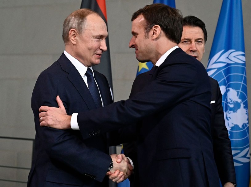 Władimir Putin i Emmanuel Macron /AFP