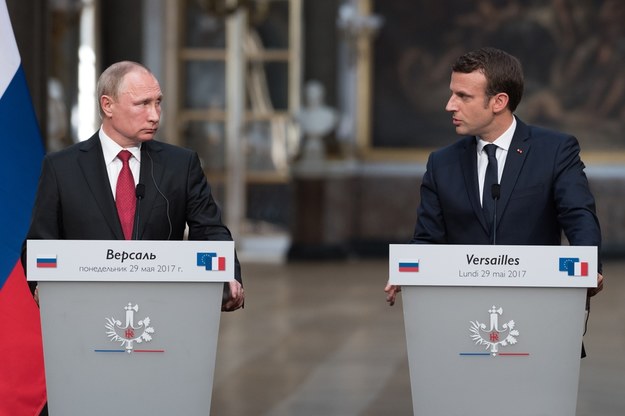 Władimir Putin i Emmanuel Macron /Shutterstock