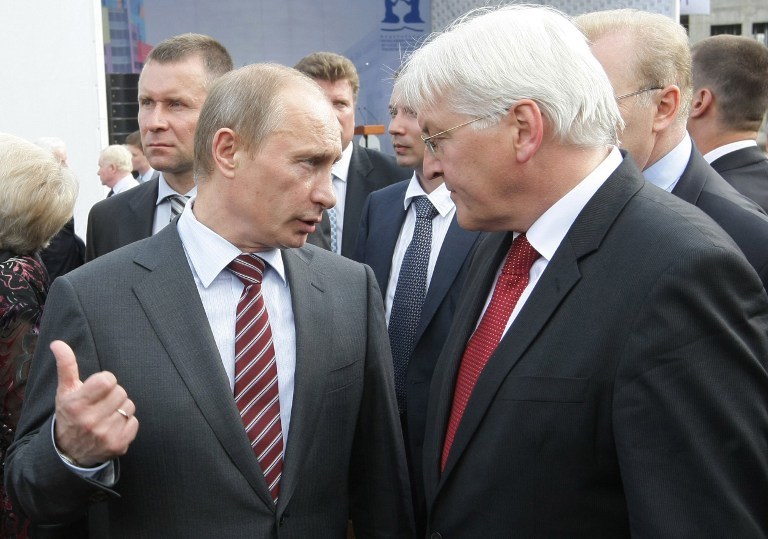 Władimir Putin i Frank-Walter Steinmeier /AFP