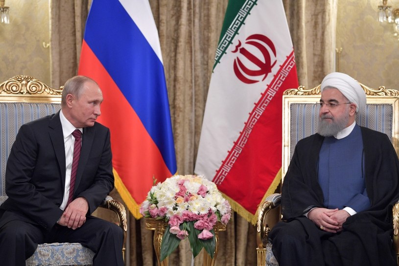 Władimir Putin i Hasan Rouhani /Alexey DRUZHININ / SPUTNIK /AFP