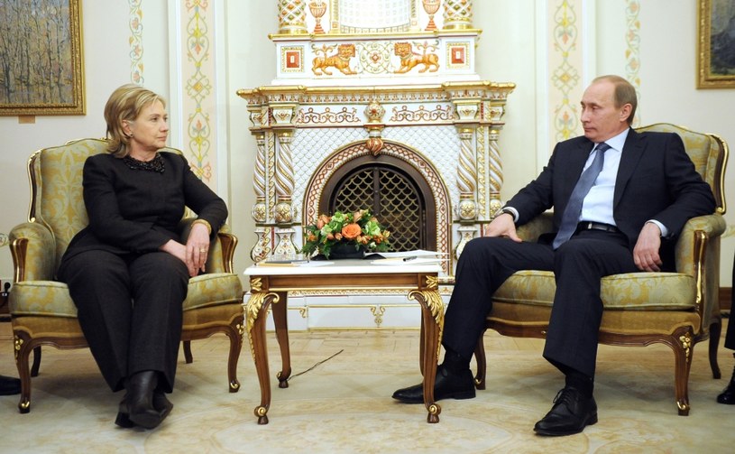 Władimir Putin i Hillary Clinton /Shametov Maxin/TASS /Agencja FORUM