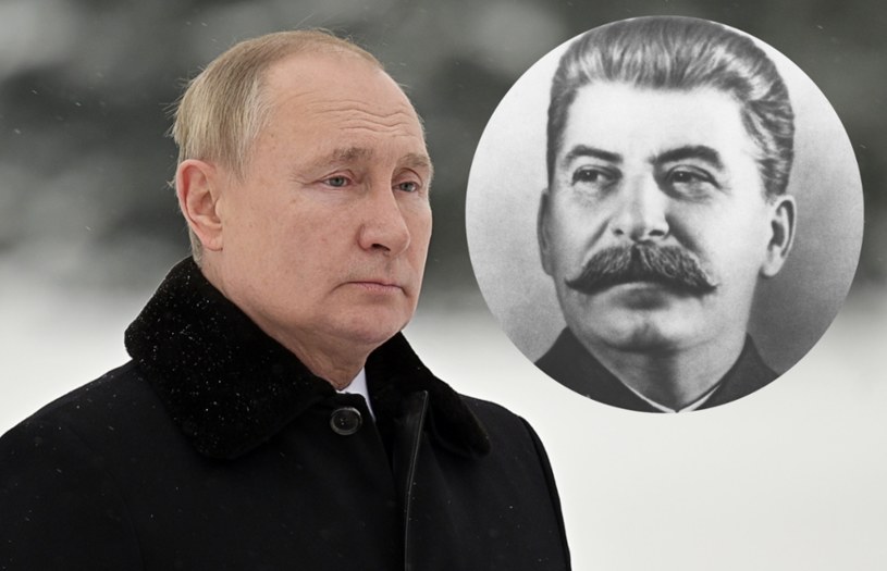 Władimir Putin i Józef Stalin /Agencja FORUM