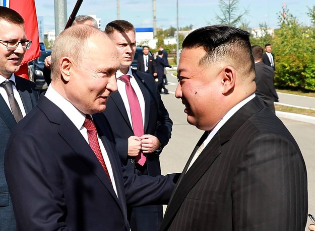Władimir Putin i Kim Dzong Un. Zdjęcie z września 2023 roku /Kremlin /PAP/EPA