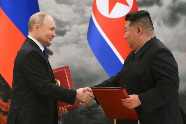 Władimir Putin i Kim Dzong Un /KRISTINA KORMILITSYNA/AFP /East News