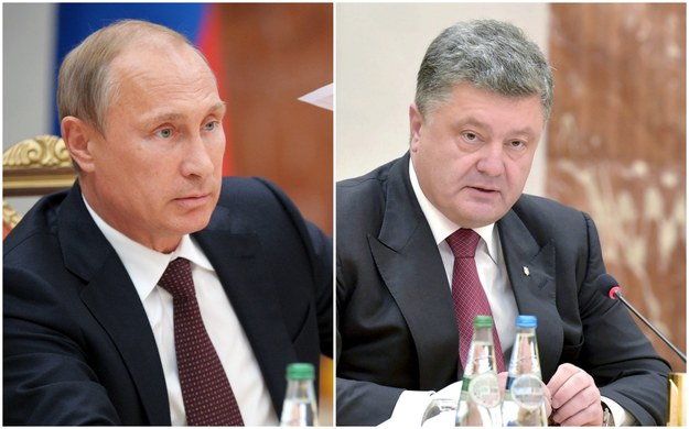 Władimir Putin i Petro Poroszenko /ALEXEY DRUZHININ/RIA NOVOSTI/KREMLIN POOL; MYKOLA LAZARENKO/POOL /PAP/EPA