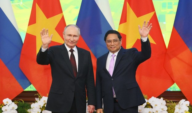 Władimir Putin i premier Wietnamu Pham Minh Chinh /KRISTINA KORMILITSYNA / SPUTNIK / KREMLIN / POOL /PAP/EPA