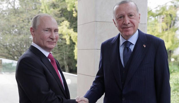 Władimir Putin i Recep Tayyip Erdogan /Vladimir Smirnov /PAP/EPA