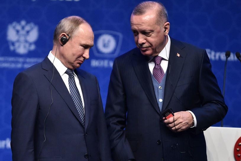 Władimir Putin i Recep Tayyip Erdogan /OZAN KOSE /AFP