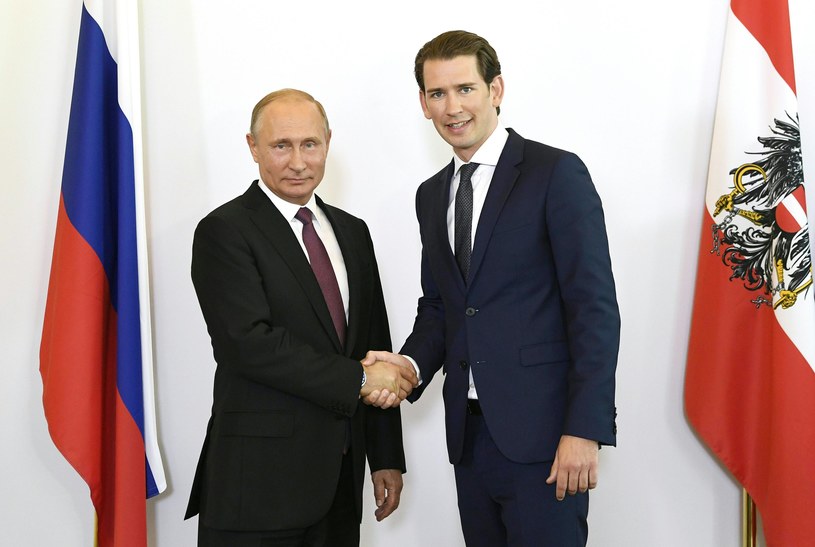 Władimir Putin i Sebastian Kurz /ROBERT JAEGER / APA  /AFP