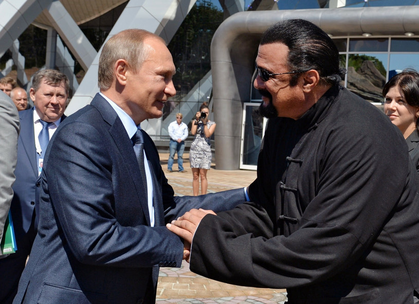 Władimir Putin i Steven Seagal w 2015 roku /Władimir Putin /East News