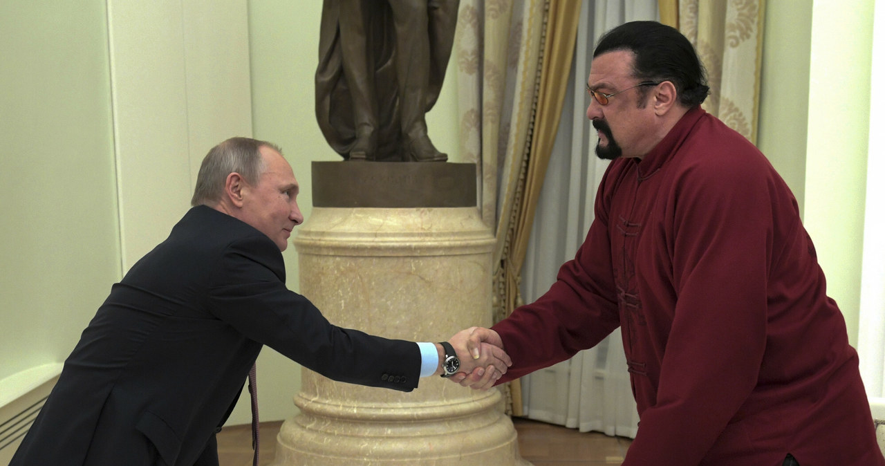 Władimir Putin i Steven Seagal /AP/EAST NEWS /East News