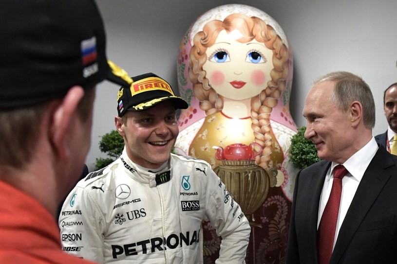 Władimir Putin i Valtteri Bottas /AFP