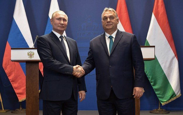 Władimir Putin i Viktor Orban na zdjęciu z 2019 roku /ALEXEI NIKOLSKY  /PAP/EPA