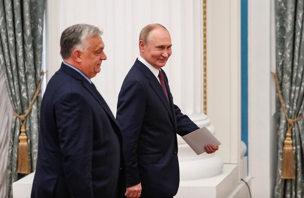 Władimir Putin i Viktor Orban /YURI KOCHETKOV /PAP/EPA