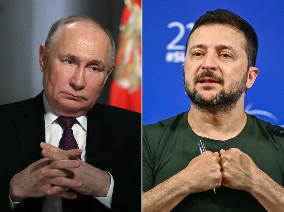 Władimir Putin i Wołodymyr Zełenski /GAVRIIL GRIGOROV/AFP /East News