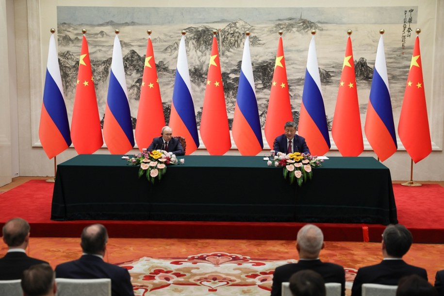 Władimir Putin i Xi Jingping /MAXIM SHEMETOV / POOL /PAP/EPA