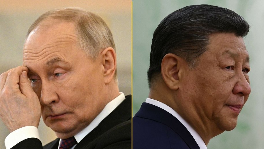 Władimir Putin i Xi Jinping /HECTOR RETAMAL/EVGENIA NOVOZHENINA/AFP/East News /East News