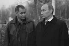 Władimir Putin na miejscu katastrofy