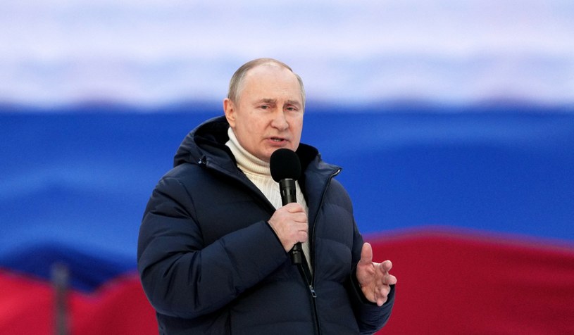 Władimir Putin na stadionie Łużniki /AFP /AFP