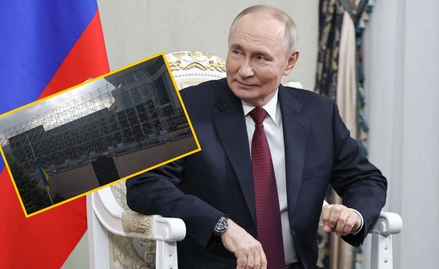 Władimir Putin nie zobaczył ukraińskiej ambasady w Biszkeku. Władze ją ukryły