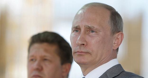 Wladimir Putin (P) i prezes Gazpromu Aleksiej Miller /AFP