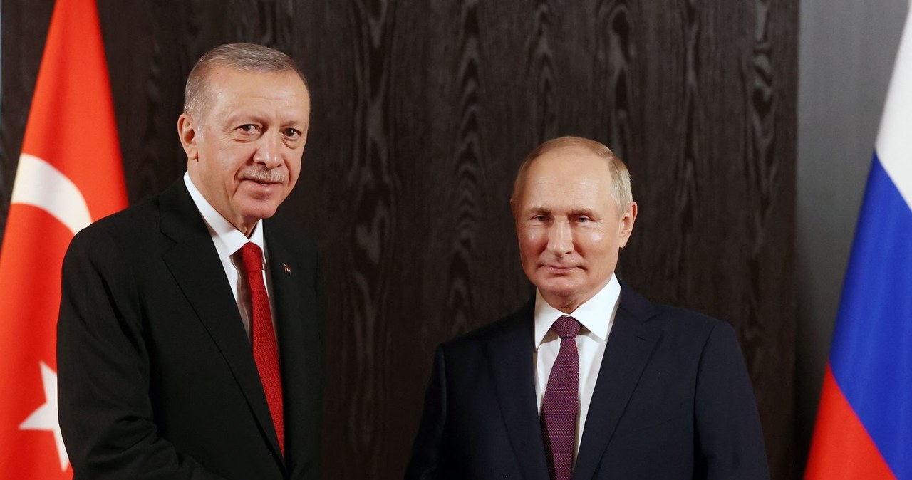 Władimir Putin (P) i Recep Tayyip Erdogan /AFP