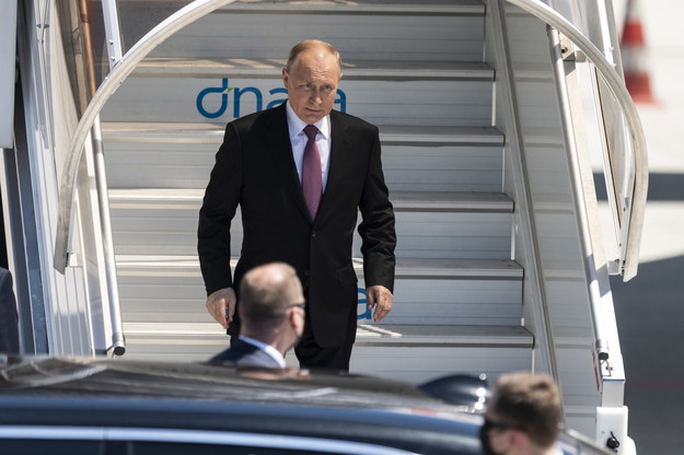 Władimir Putin po przylocie do Genewy /ALESSANDRO DELLA VALLE/POOL /PAP/EPA
