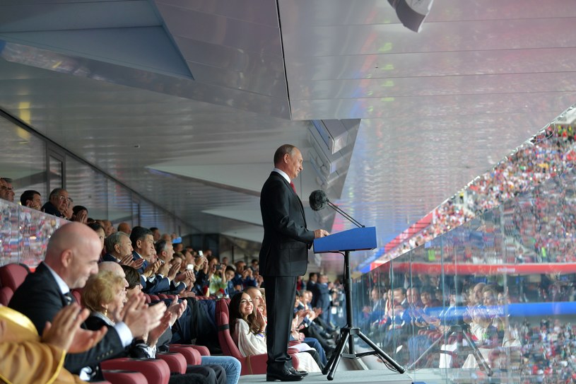 Władimir Putin podczas mundialu /AFP