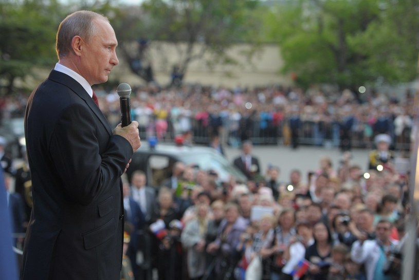 Władimir Putin podczas wizyty na Krymie w maju 2014 roku /AFP