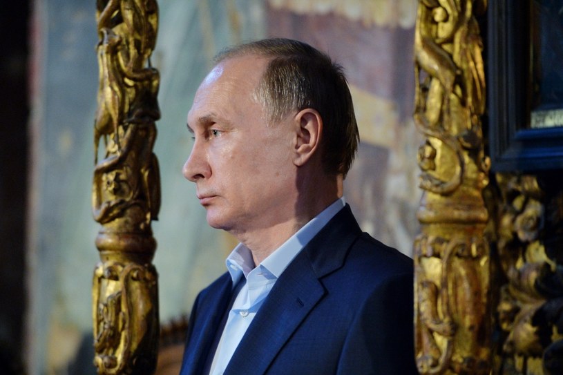 Władimir Putin podczas wizyty w Klasztorze na górze Athos /Getty Images