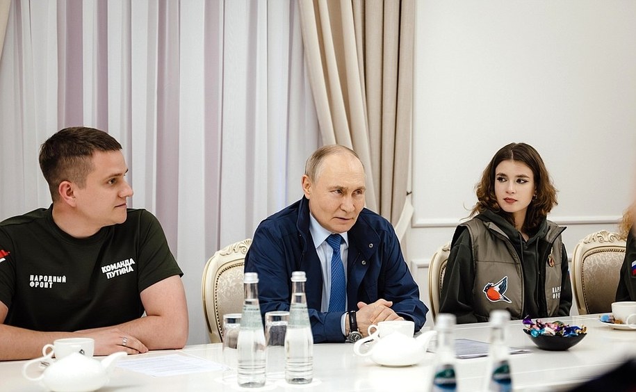 Władimir Putin podczas wizyty w obwodzie kurskim /kremlin.ru /