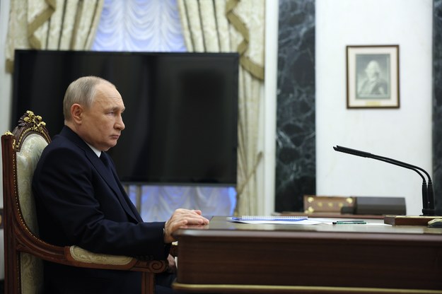 Władimir Putin powiedział, że na Białorusi zostanie rozmieszczona taktyczna broń jądrowa /GAVRIIL GRIGOROV/SPUTNIK/KREMLIN POOL /PAP/EPA