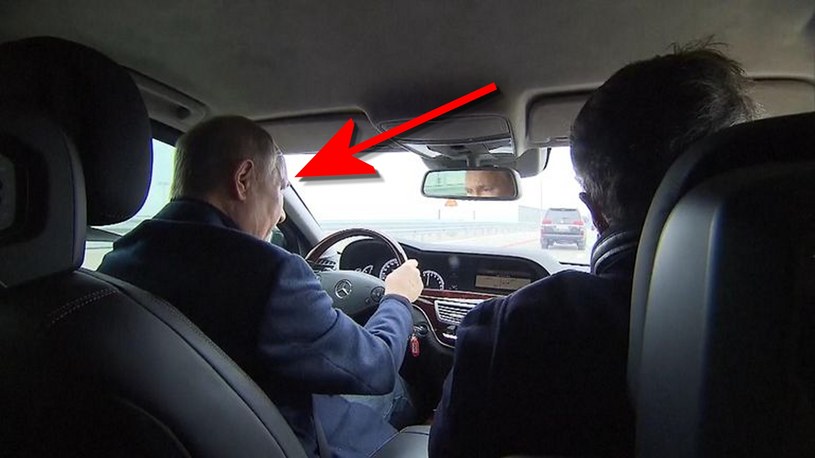 Władimir Putin prowadzi samochód po moście Krymskim? Jest nagranie