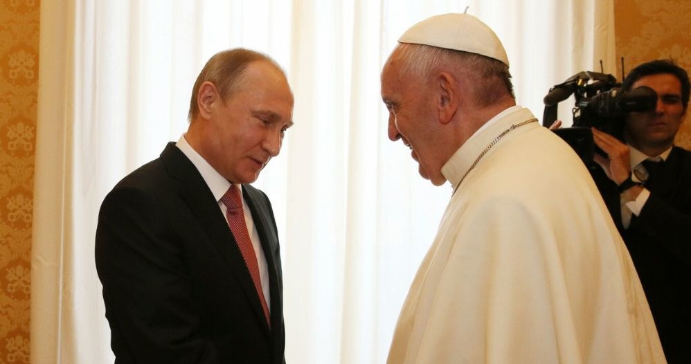 Władimir Putin spotkał się z papieżem Franciszkiem /GALAZKA/SIPA/EAST NEWS /East News